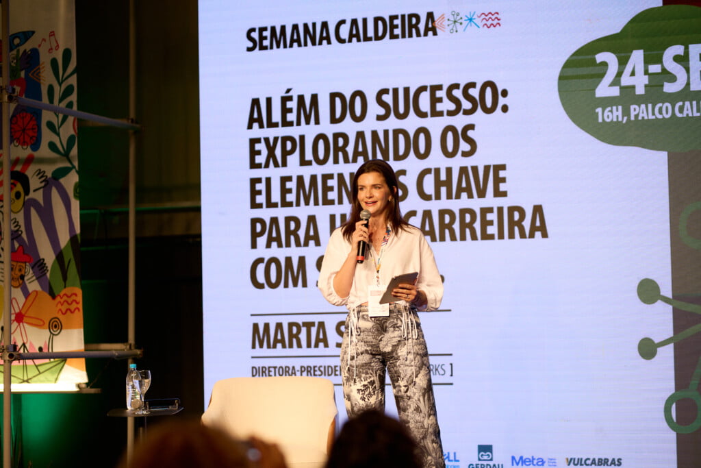 Ao construir nossa carreira, precisamos entender os nossos inegociáveis, diz Marta Saft, da Thoughtworks, na Semana Caldeira